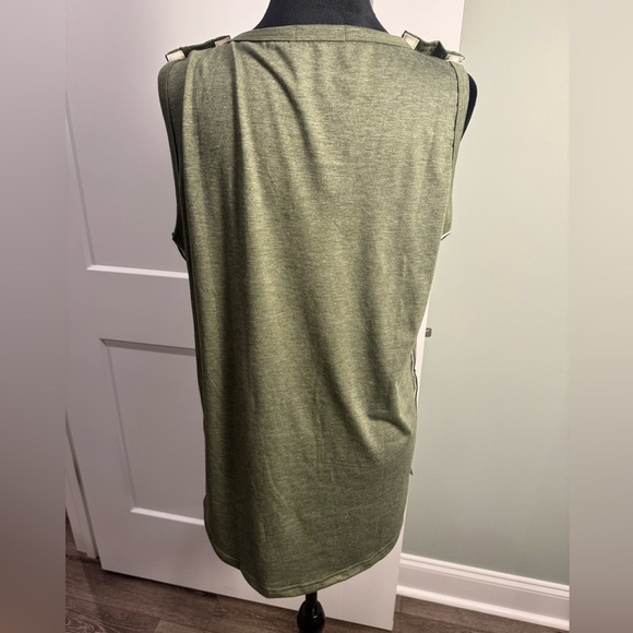 Deyeek Tear Away Snap Button Shirt Mastectomy Chemo Port Access Tank Tops - Picture 4 of 9